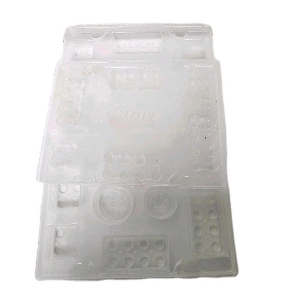 Jello‎ Mold Lego Shape Plastic Lot Of 4